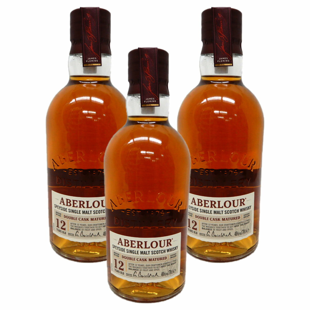 ABERLOUR アベラワー 12年　ダブルカスクマチュアード　40度 700ml×3本　※【送料無料(北海道・東北・沖縄以外)】