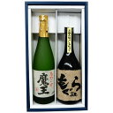 高級芋焼酎2本セット　魔王 25度720ml、もぐら 25度720ml　　※