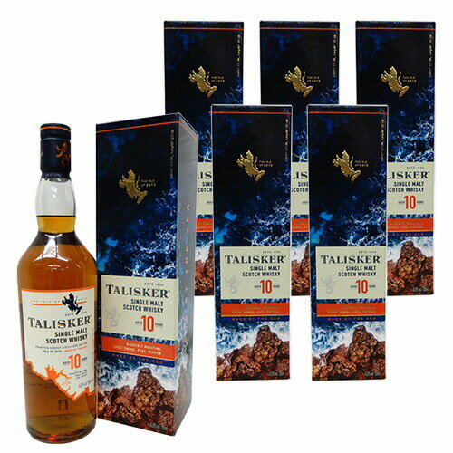 TALISKER スカイ島が育んだ孤高のシングルモルト　タリスカー 10年 45.8度 700ml×6本