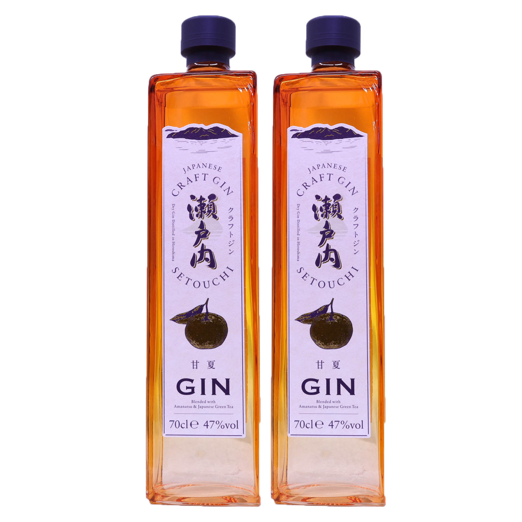 甘夏の美味しさを凝縮 クラフトジン 瀬戸内甘夏ジン47度700ml 国産 広島県 2本