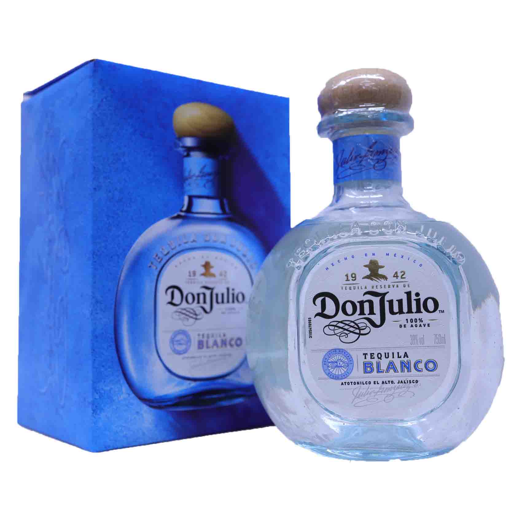 ドンフリオ ブランコ 38度750ml 100%アガベ テキーラ 草の香りに甘さとまろやかさを包んだ 若々しい爽快感