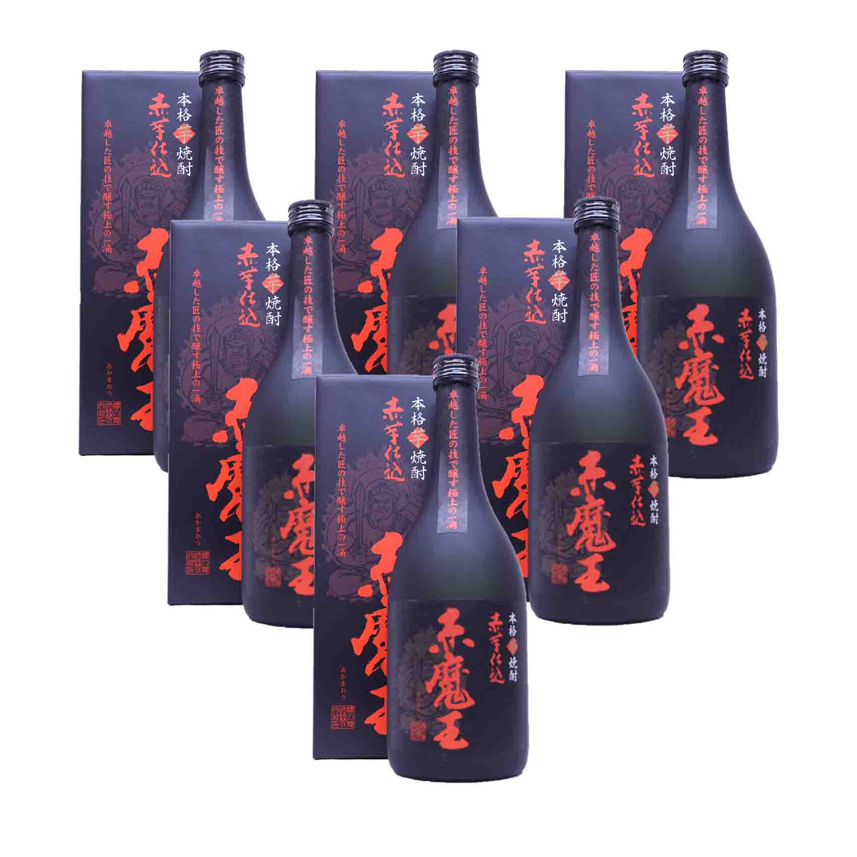 Rakuten - じっくりと1年間貯蔵熟成したこだわりの逸品　赤芋仕込み　赤魔王　25度720ml　6本