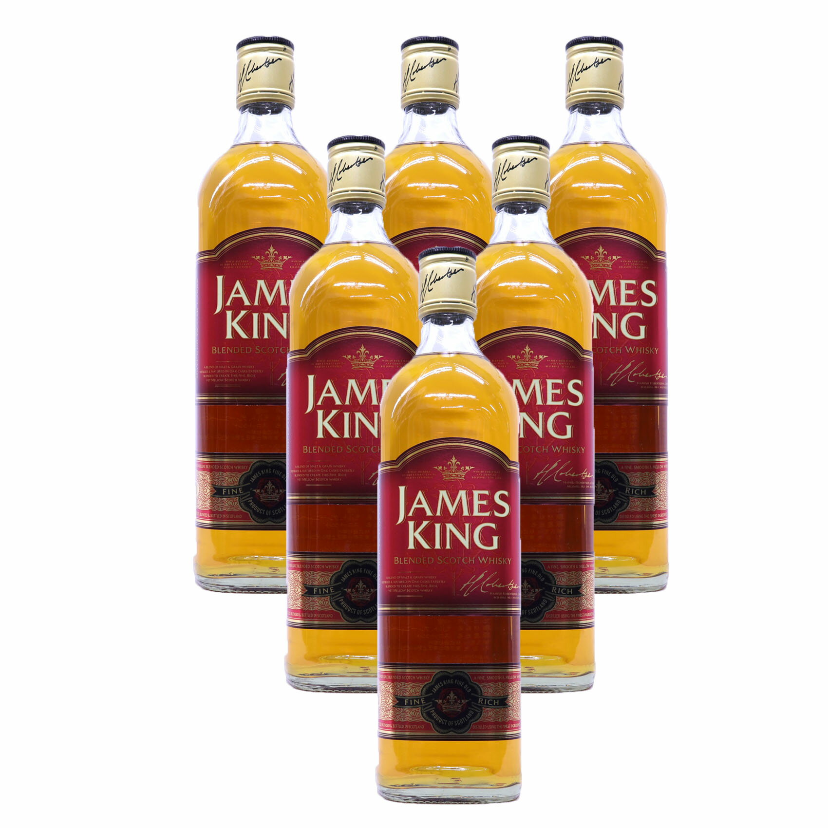 ジェームズキング40度700ml　スコッチウイスキー　ブレンデッドウイスキー　6本