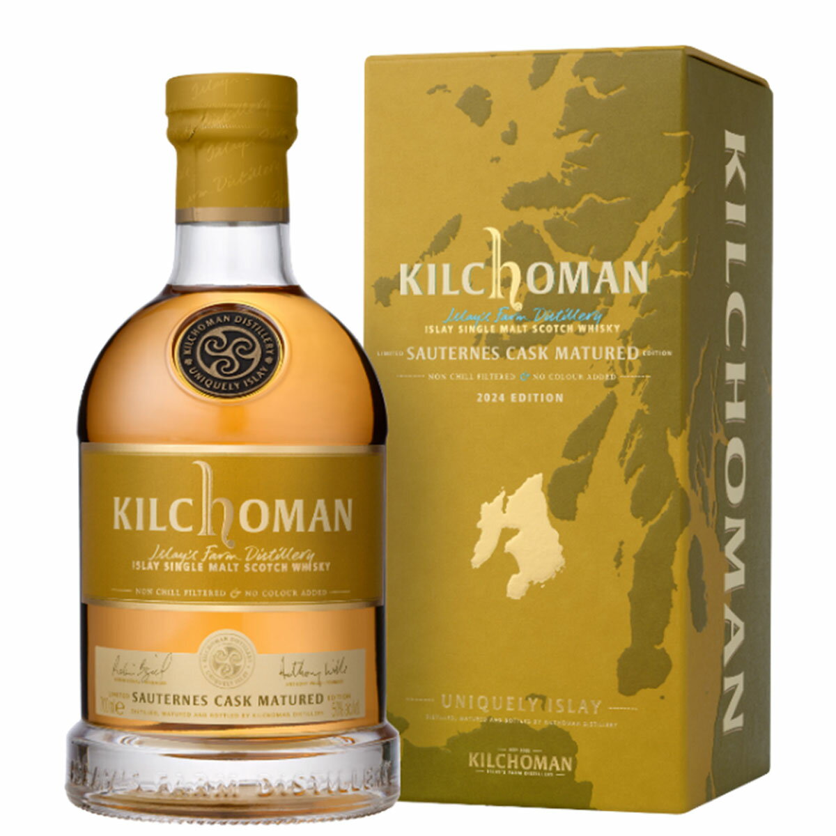 キルホーマン ソーテルヌカスク 50% 700ml 2024エディション ソーテルヌカスクですべての期間熟成したキルホーマン