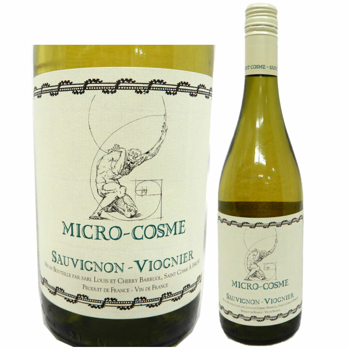 楽天なんでも酒店華やかな果実のアロマとキレのある酸が魅力の爽やかなスタイル　ミクロ・コム・ソーヴィニヨン・ヴィオニエ白　12.5度 750ml　エノテカ