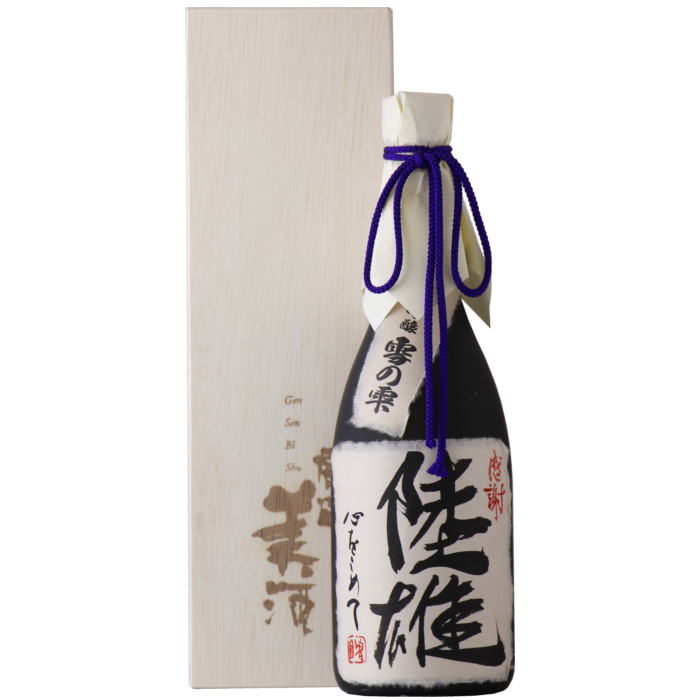 名入れ日本酒【純米大吟醸酒】雪の雫720ml【桐箱入り】