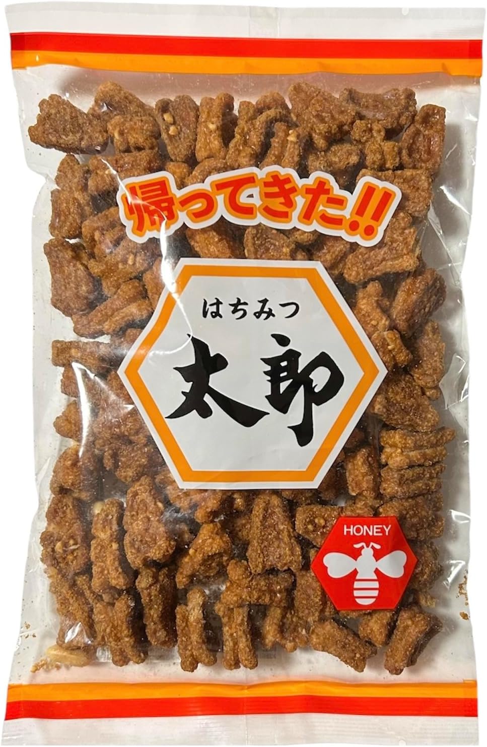 鈴木商会 帰ってきた はちみつ太郎 蜂蜜太郎 180g 愛知県 一部地域送料無料 はちみつたろう かりんとう お菓子 駄菓子 人気 おすすめ おやつ まとめ買い 大人気 ケース買い 大人買い ストック 旧 宇佐美製菓1袋 2袋 3袋 4袋 5袋 6袋 12袋 24袋 sku