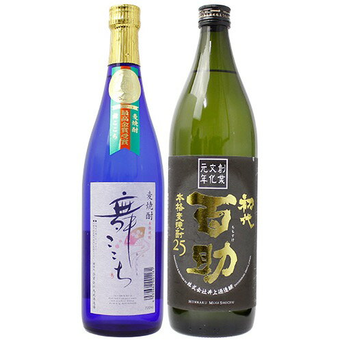 麦焼酎 2種セット 舞ここち 720ml 1本 初代百助 9