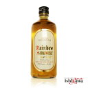 レインボー ウイスキー 37度 500ml 相生ユニビオ 国産ウイスキー 愛知 ブレンド ライトタイプ Rainbow Whisky 軽やかで飲みやすい 昭和レトロな定番ウイスキー 家飲み