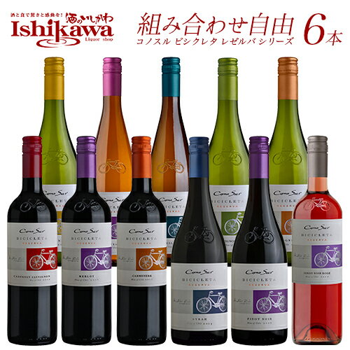 組み合わせ自由 コノスル ビシクレタ レゼルバ （ヴァラエタル） 6本 ワインセット チリ 750ml 【送料無料】