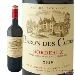 バロン デ クール2020　750ml フランス ボルドー 赤ワイン