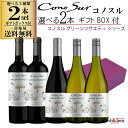 組み合わせ自由 コノスル グリーンソサエティ 2本 ギフトBOX付き ワインセット チリ 750ml 一部地域送料無料 飲み比…