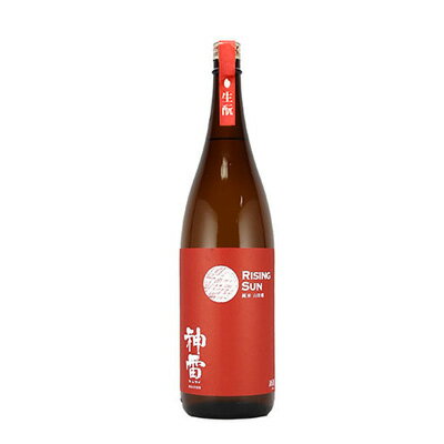 神雷(しんらい)　 生もと(きもと)純米 山田錦　RISING　SUN(ライジングサン)　1800ml