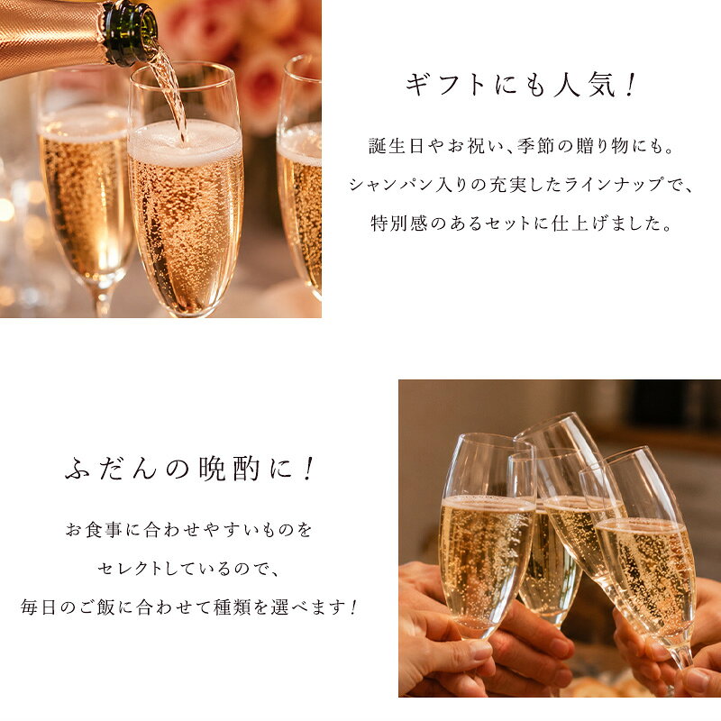 シャンパンが必ず入る！『ワイン福袋』欧州産ワイン9本入り 赤 白 泡 スパークリング ワイン お誕生日 お祝い【常温】[WT511]【3〜4営業日以内に出荷】[W] ワイン福袋 飲み比べ【送料無料】 sakemuseum-10023709 日本酒博物館 サンプル画像3