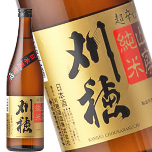 刈穂 山廃純米 超辛口+12 720ml[月間優良ショップ受賞]