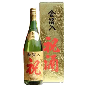 神結 祝酒【金箔入】 1800ml［月間優良ショップ受賞］