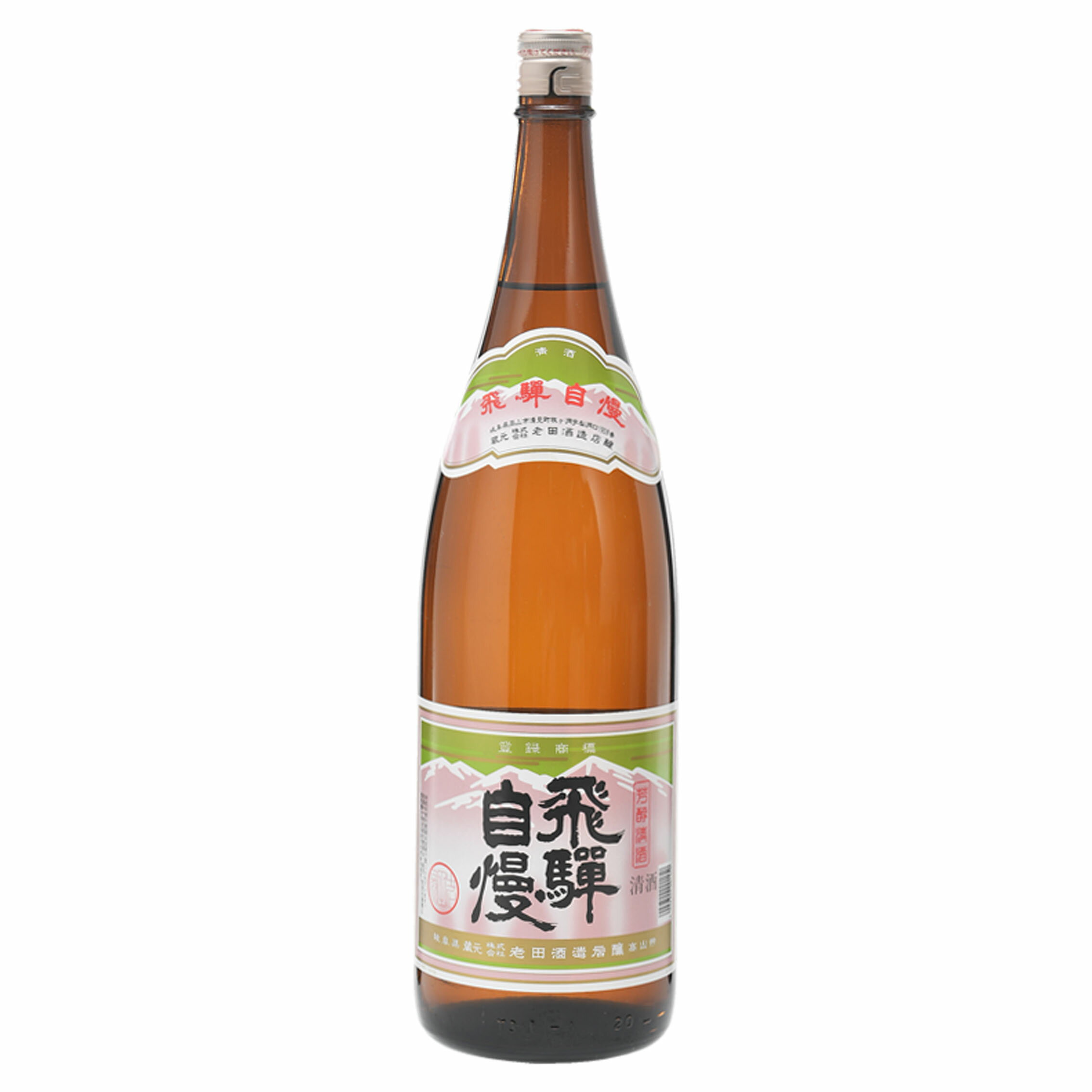 ITEM INFORMATION 商品名 飛騨自慢 1800ml 商品詳細 古い時代より地元飛騨の方々に愛飲され続けている地酒。 ふくよかな米の香りに、最後のフィニッシュは軽めなため飲み飽きない。 魚料理との相性が良く、芳醇な旨味が広がるペアリングをお楽しみください。 製造元 老田酒造 原材料 米（国産）、米こうじ（国産米）、醸造アルコール 仕込み 普通酒 精米歩合 70% 日本酒度 ±0 Alc. 15度 保存方法 冷暗所 飲み方 常温。熱燗 ■季節のご挨拶・大切な贈り物にもおススメです。 ご挨拶　御挨拶　お年賀　お歳暮　お中元　残暑見舞い　年始挨拶　父の日　母の日　敬老の日　誕生日　内祝　お祝い返し　ウェディング　ブライダル　引き出物　金婚式　銀婚式　ダイヤモンド婚式　結婚記念日　いい夫婦の日　入学　卒業　就職　新築　引っ越し　開店　退職　成人式　快気　全快　初老祝い　還暦　古稀　喜寿　傘寿　米寿　卒寿　白寿　長寿祝い　お見舞い　お見舞御礼　お餞別　記念日　記念品　定年退職記念品　コンペ景品　景品　粗品　粗供養　初盆　供物　お供え　ギフト　ギフトセット　プレゼント　贈答　お祝い　祝い　酒　家飲み　宅飲み　晩酌　お花見　パーティー　おしゃれ