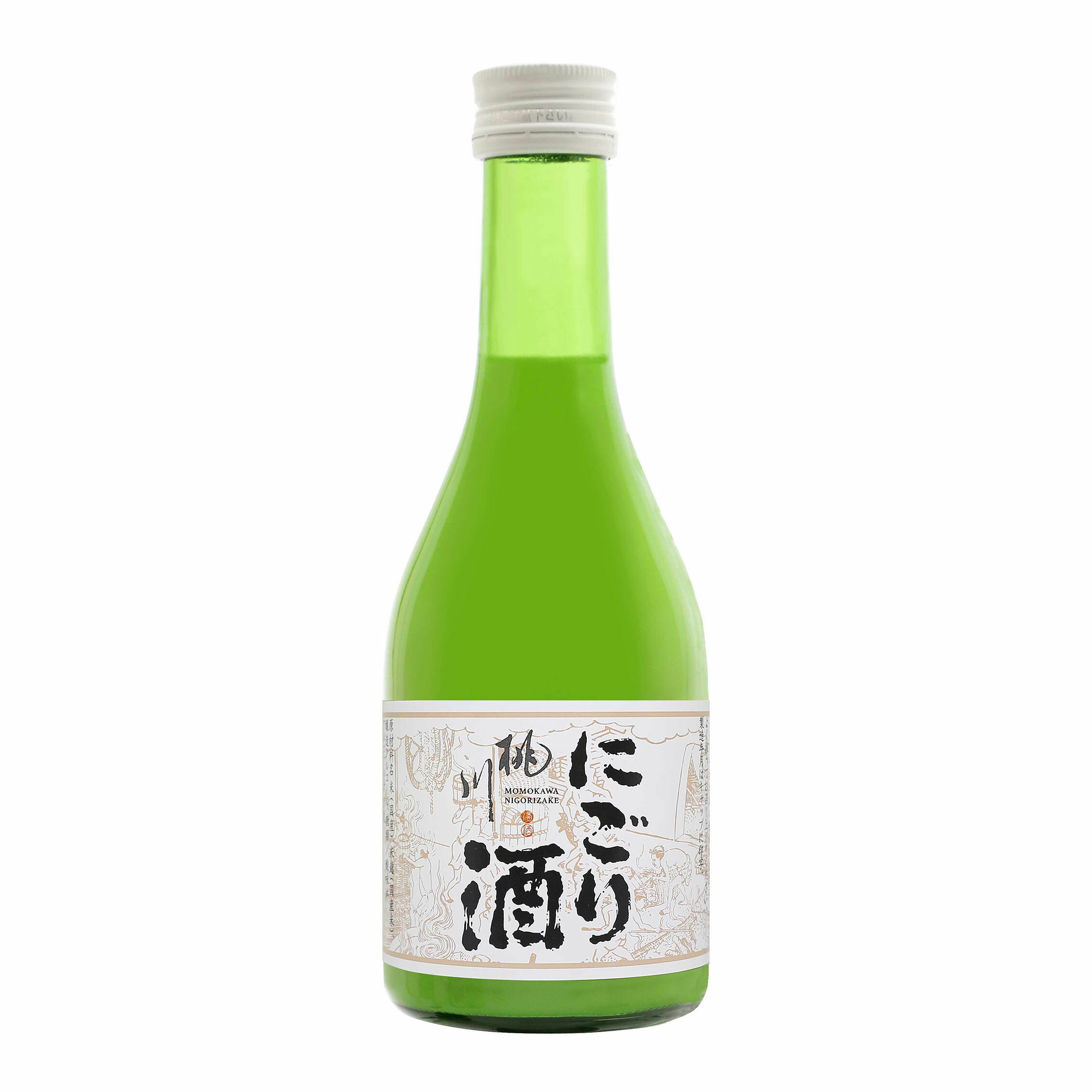 桃川　銀松にごり酒　300ml【3～4営業日以内に出荷】日本酒 青森 ミニボトル［月間優良ショップ受賞］