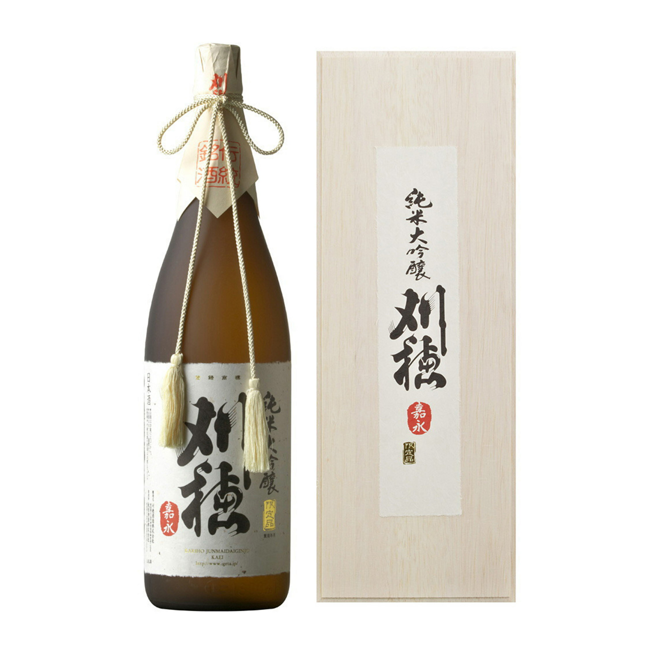 刈穂　純米大吟醸　嘉永　1800ml［お取り寄せ］［冷蔵］日本酒 刈穂酒造 秋田［月間優良ショップ受賞］