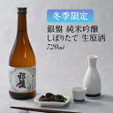 ［蔵元直送］銀盤 純米吟醸 しぼりたて 生原酒 720ml［冷蔵］【3～4営業日以内に出荷】新酒　日本酒　酒