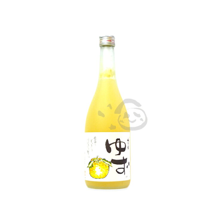 梅の宿　あらごしゆず　720ml　奈良県　日本酒とブレンド　贅沢なゆず　美味しい　リキュール　ゆす　お取り寄せ 特産品 お土産 手土産 男性 父 親 上司 家飲み 宅飲み 贈答品 ギフト プレゼント 贈り物 お酒