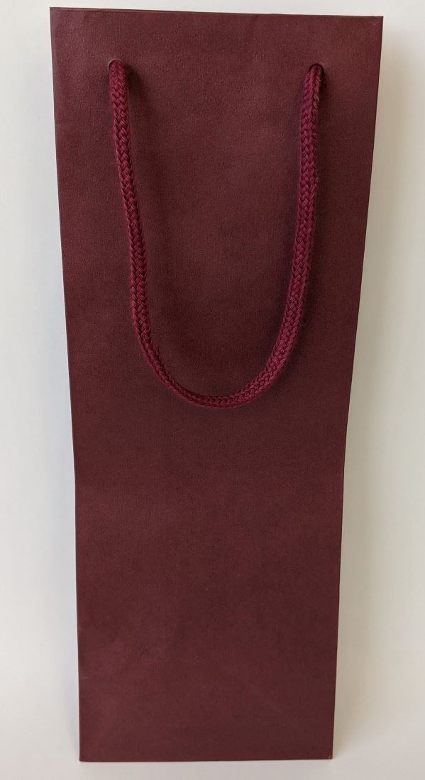 手提紙袋(エンジ) ギフト用箱720ml 1本入り用【サイズ 幅130 × 奥行90 × 高さ360mm 】