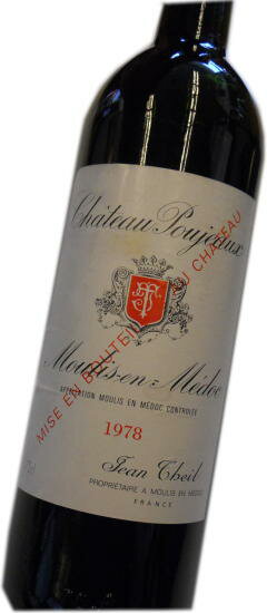 昭和53年の誕生年ワイン　1978年　シャトー・プジョー　箱入りギフトラッピング　[1978]　Chateau Poujeaux
