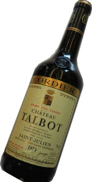 昭和48年の誕生年ワイン　1973年　シャトー・タルボ　箱入りギフトラッピング　[1973]　Chateau Talbot サンジュリアン格付け4級
