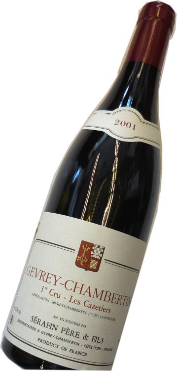 平成13年の誕生年ワイン　2001年　ジュヴレ・シャンベルタン プルミエ・クリュ レ・カズティエ　[2001]　セラファン ペール エ フィス 赤　箱入りギフトラッピング Gevrey-Chambertin 1er Cru Les