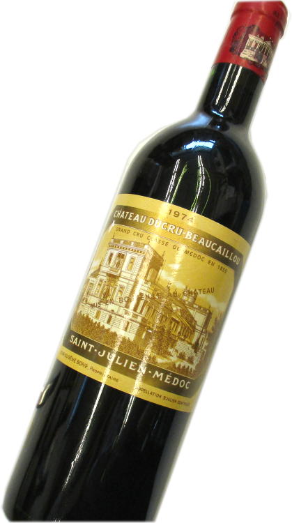 昭和49年の誕生年ワイン　1974年　シャトー・デュクリュ・ボーカイユ 　箱入りギフトラッピング　[1974]　Chateau Ducru Beaucaillou　サン・ジュリアン格付け2級