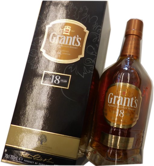 グランツ　18年　700ml　スコッチ・ブレンデッドウイスキー GRANT'S　18YEARS