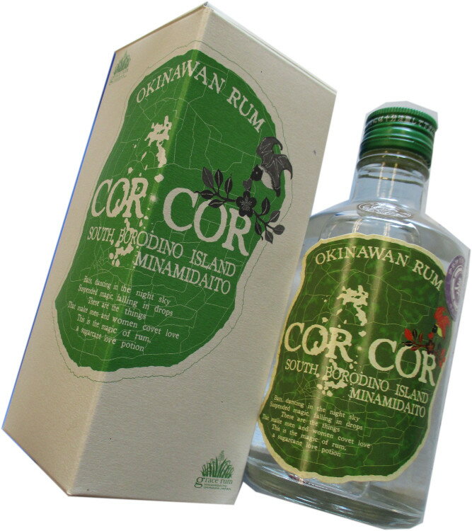 沖縄　グレイスラム　コルコル・アグリコール　40度　300ml　　COR COR　AGRICOLE 40