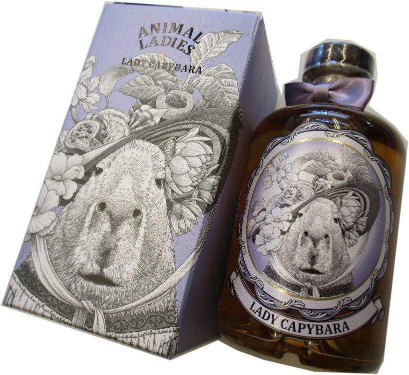 ザ・ウイスキーファインド アニマルレディズ　カピバラ　ガイアナラム 2002&2014 wooden Coffey still　500ml 58.2% Animal Ladies Capybara Guyana Rum