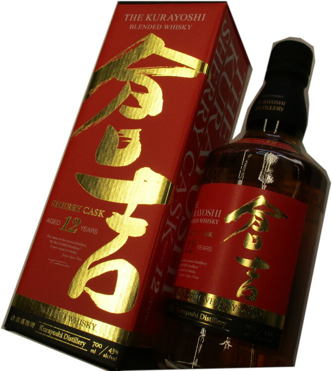 松井酒造　マツイブレンデットウイスキー倉吉シェリーカスク　12年　43度　700ml