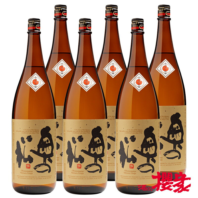 日本酒 まとめ買い 奥の松 あだたら 吟醸 1800ml×6本 日本酒 奥の松酒造 福島 地酒 ふくしまプライド