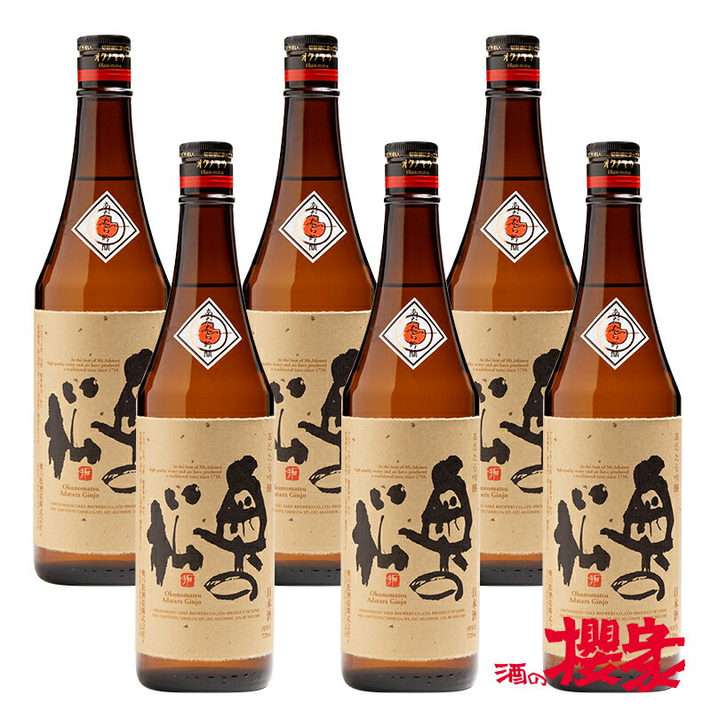日本酒 まとめ買い 奥の松 あだたら 吟醸 720ml×6本 日本酒 奥の松酒造 福島 地酒 ふくしまプライド