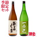 日本酒 今月の限定セット 飲み比べ 1800ml×2本セット パート2 会津宮泉純米酒 一歩己無濾過純米生原酒 福島 地酒 お酒 宅飲み 飲み会 お土産 プレゼント 誕生日 記念日 父の日 母の日 ふくしまプライド