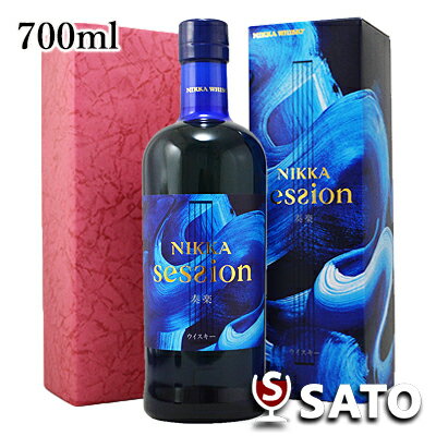 種類 ウィスキー 内容量 700ml 原材料 モルト（スコットランド、日本） アルコール分 43％ 生産地 日本 香り オレンジやりんごのような爽やかな香りとモルトの甘さと香ばしさ。 樽由来のおだやかで心地よいバニラ香。 味わい なめらかでクリーミーな口当たり。 オークの甘さと調和したフルーティーで軽やかな味わい。 フィニッシュ ほのかにビターな味わいとピートの余韻がゆっくりと広がる。ニッカ　セッション 43度　700ml　専用箱入り　包装済 NIKKA session 華やぐスコティッシュモルトと、 躍動するジャパニーズモルトの共演 スコットランドと日本のモルトが出会い、互いの個性を発揮しながら繰り広げる、心地よい音楽のようなウイスキーです。 華やかな香りとモルトの香ばしさ、なめらかな口当たりとオークの甘さ。ビターをともなうビートの余韻が特徴です。 『スコティッシュのメロディーと、ジャパニーズのリズム。華やかに始まり、かろやかに広がり、引き締まった余韻を残す。 イントロは、明るく華やかに弾むフルーティーな香り。 つづいて、熟成を重ねてクリーミーななめらかさを身につけたスコティッシュモルトがバニラのような香りを漂わせながら、甘いメロディーを繰り広げる。 ベースに流れるのは、おだやかな宮城峡モルト。 ゆるやかにうねるリズムで、個性的なスコティッシュの音色をまとめあげる。 エンディングは、ややビターに。ヘビーピートの余市モルトが、わずかに緊張感漂う余韻となって、静かにつづく。 複雑で重層的なのに、思わず微笑んでしまうようなおいしさ。これが、ニッカウヰスキーのセッション。 ブレンダーの想いがつくった新しい音楽が、飲む人を心地よく引き込んでいく。』（公式HPより）