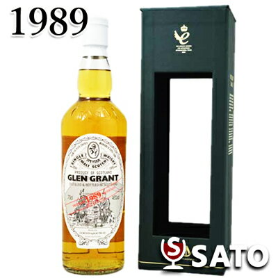 グレン　グラント　1989　シングルカスク　ゴードン＆マクファイル　46度　700mlGLEN GRANT 1989 / GM SINGLE CASK BOTTLING FOR JIS[昭和64年／平成元年生まれの方に][記念日、お誕生日、ギフト、御祝][自分へのご褒美]