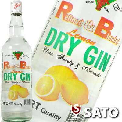 R&B󡦥ɥ饤40١700mlRefined & Blended Lemon DRY GIN