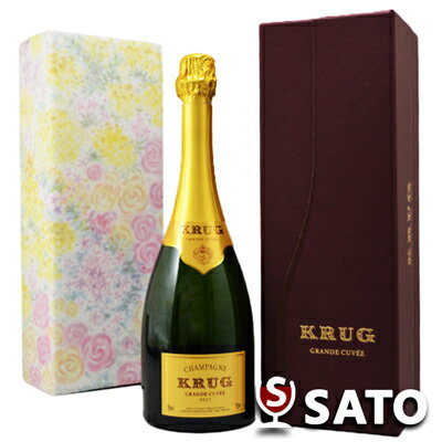 *クリュッグ　グラン・キュヴェ　正規品　ギフトボックス入り　白泡　750ml【5月～9月はクール便配送となります】