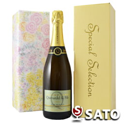 *ケナルデル＆フィス　ブリュット・ブラン・ド・ブラン　泡白 750ml【5月～9月はクール便配送となります】【ギフトボックス入】