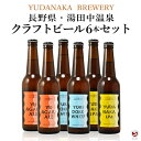 長野県・湯田中クラフトビール6本セット　3種各2本　330m