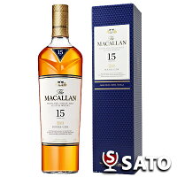 ザ・マッカラン　ダブルカスク15年　43度　700ml　専用箱入り　ハイランドシングルモルト　スコッチウイスキー　The MACALLAN DOUBLE CASK 15YEARS OLD