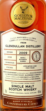 グレンダラン　2009　12年　コートロティ　フィニッシュ　45度　700ml　GM　コニサーズチョイス　ウッドフィニッシュ　専用箱入り