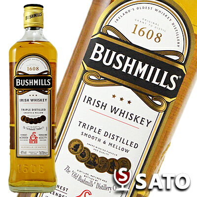 ブッシュミルズ　40度　700ml　アイリッシュウイスキー　BUSHMILLS