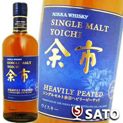 NIKKA WHISKY SINGLE MALT YOICHIニッカウイスキー　シングルモルト余市ヘビリーピーテッド 48度 700ml【箱なし】