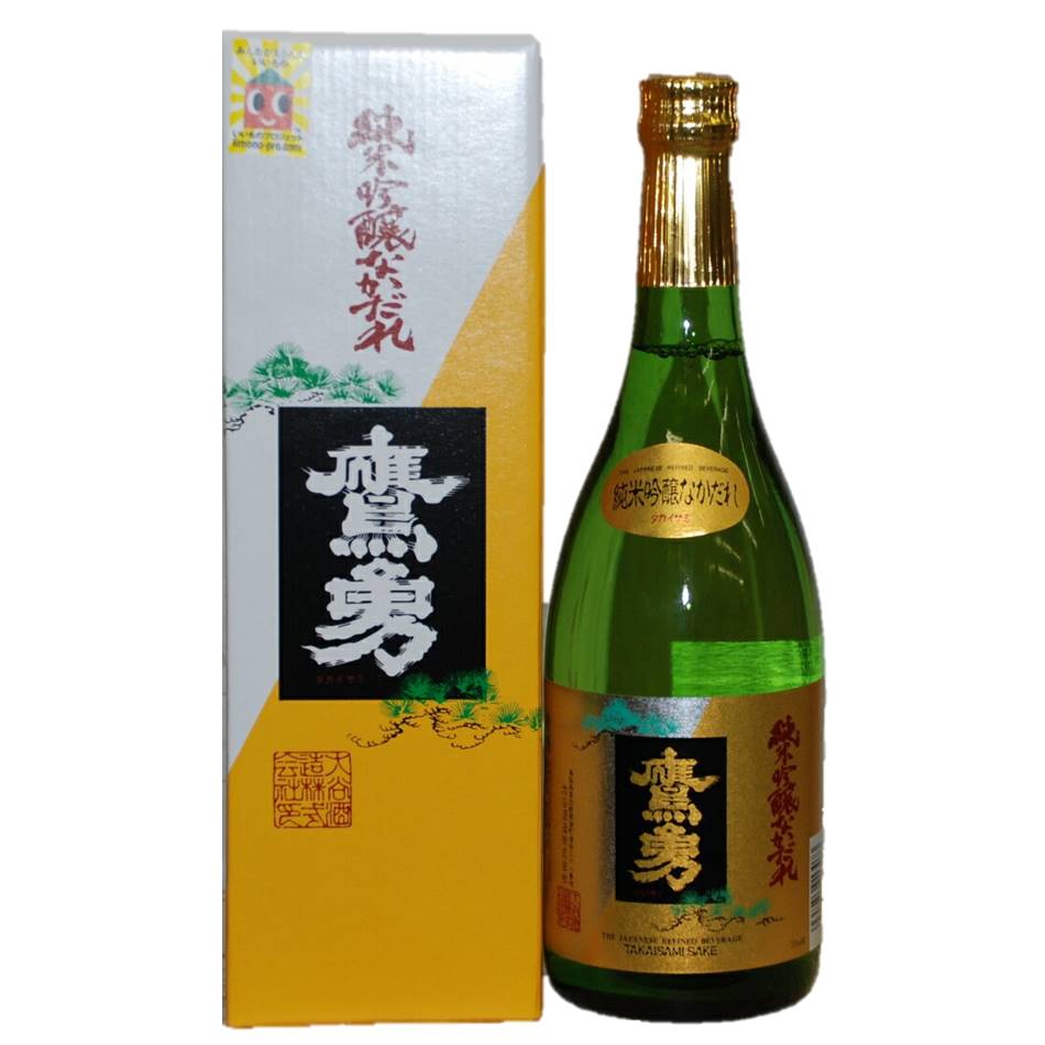 鷹勇 純米吟醸なかだれ 720ml 鳥取県 お土産 プレゼント 父の日 お歳暮 お中元 大谷酒造 酒のたなか