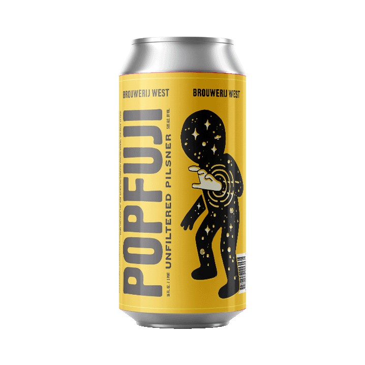 【クール便限定】ブリュワリーウェスト ポップフジ アンフィルタードピルスナー 5% 473ml×1本 アメリカ バージニア州 クラフトビール 美味しいビール おうちビール 酒のたなか 賞味期限:2026年2月26日