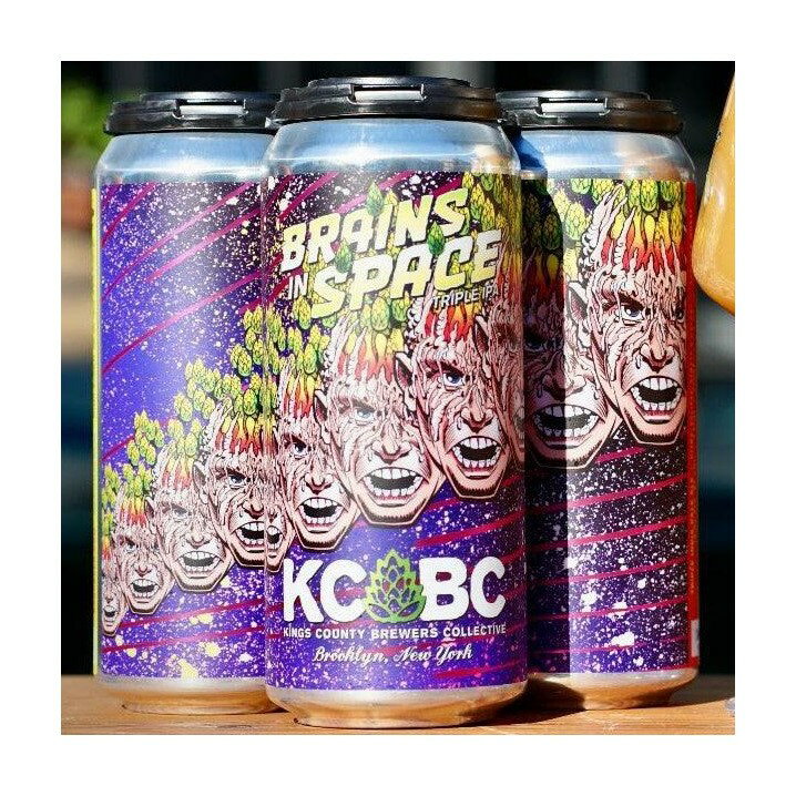 【クール便限定】 KCBC ブレインズ イン スペース トリプルIPA 10% 473ml×1本 アメリカ ニューヨーク NYC 珍しい クラフトビール 地ビール お家時間 選んで 飲み比べ 酒のたなか　賞味期限：2024年11月30日